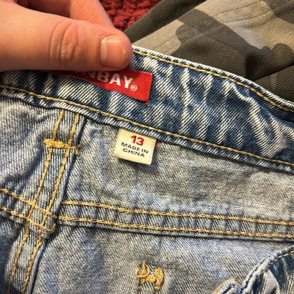 Unionbay Nate Shore Wash Distressed Jean Shorts - Picture 7 of 7